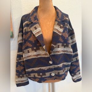 David Paul New York- Vintage Southwestern Blazer- Large